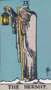 Tarot Card the Hermit
