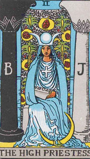 Tarot Card the High Priestess