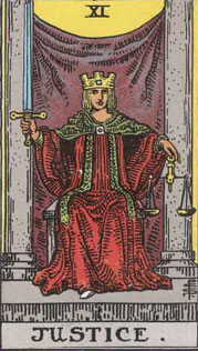 Tarot Card the Justice