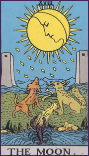Tarot Card the Moon
