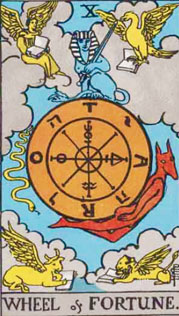 Tarot Card the Wheel of Fortune