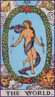 Tarot Card the World